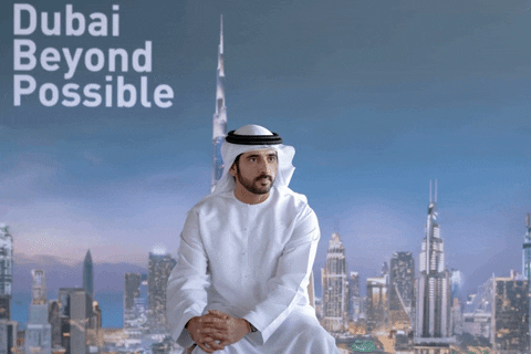 Dubai Digital Clouds Of HH Sheikh Hamdan Bin Mohammed Bin Rashid Al Maktoum And Epic NEW Tech!