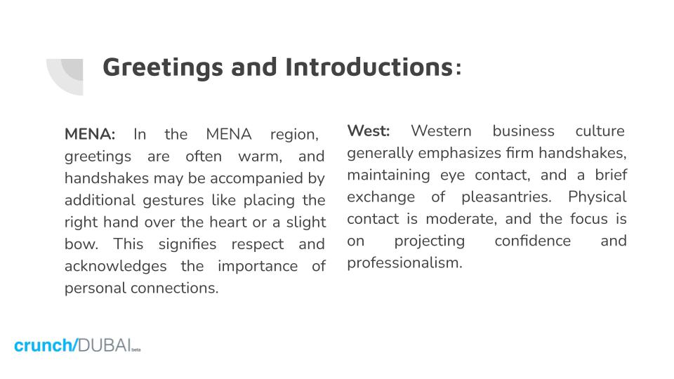 The Cultural Nuances of Doing Business in MENA: A Western Perspective