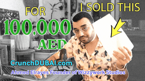 Ahmed Elrayes Founder of Wizzywork Studios: I sold this paper for AED 100,000