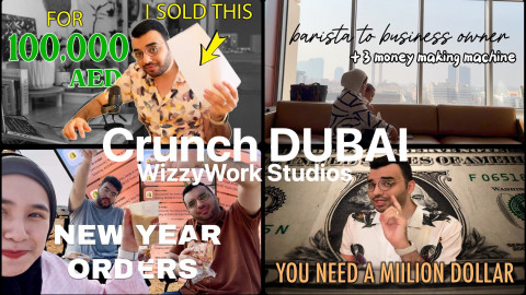 Crunch DUBAI WizzyWork Studios with Charlene Bituin & Ahmed Elrayes