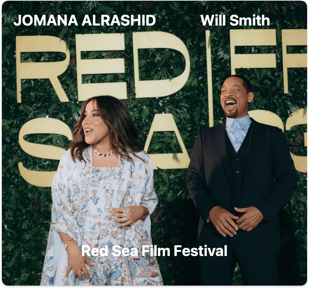 JOMANA ALRASHID Will Smith Red Sea Film Festival