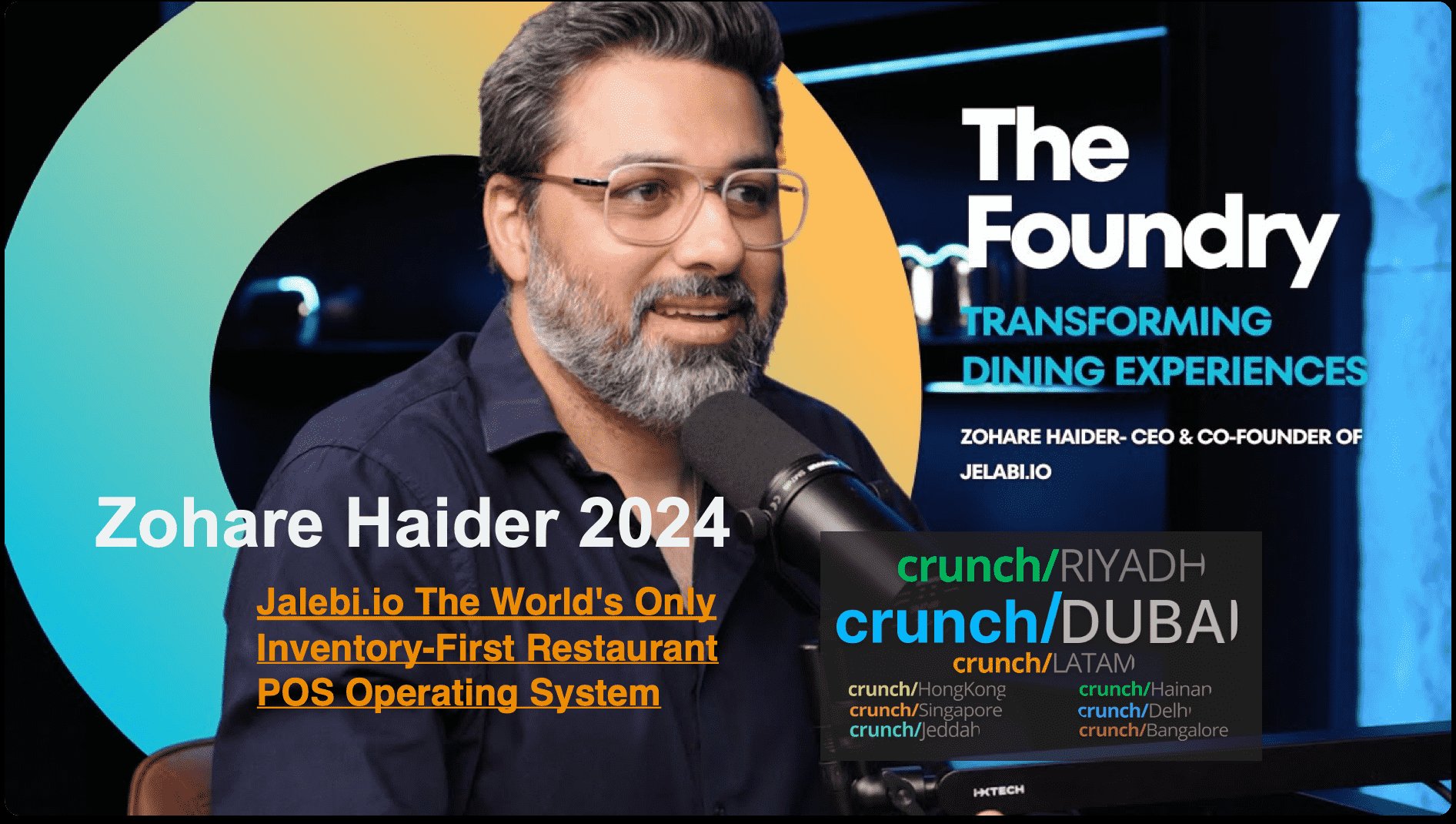 Zohare Haider 2024 Crunch Dubai Restorant POS
