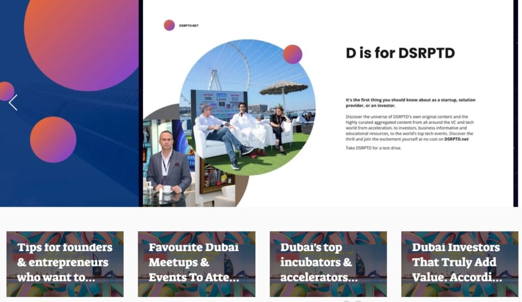 DSRPTD.NET: Spearheading the Blockchain and AI Revolution in Dubai