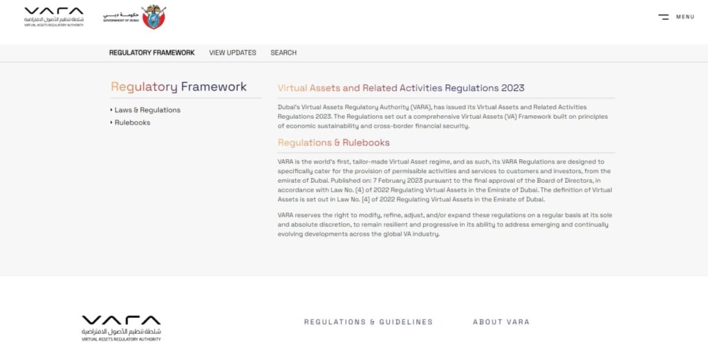 VARA's Regulatory Framework: What It Means for Crypto Businesses